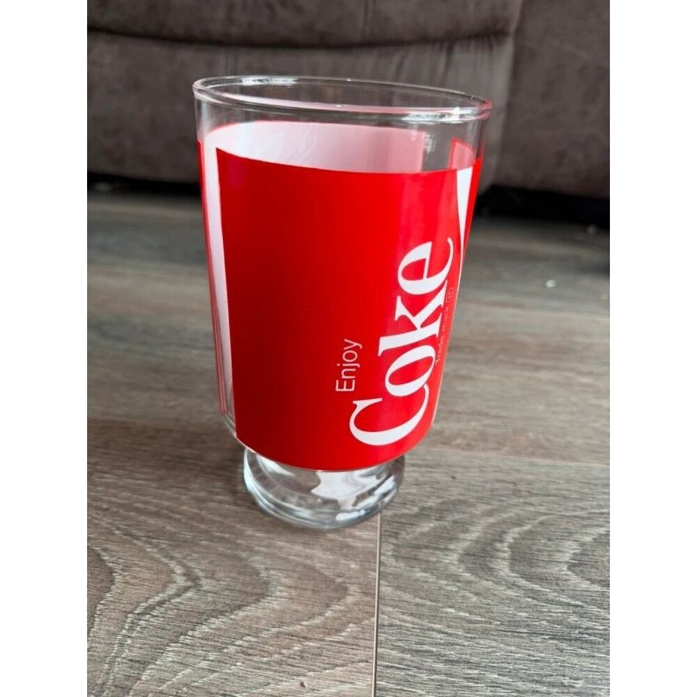 Vintage Coca-Cola Coke Drinking Glass – Retro